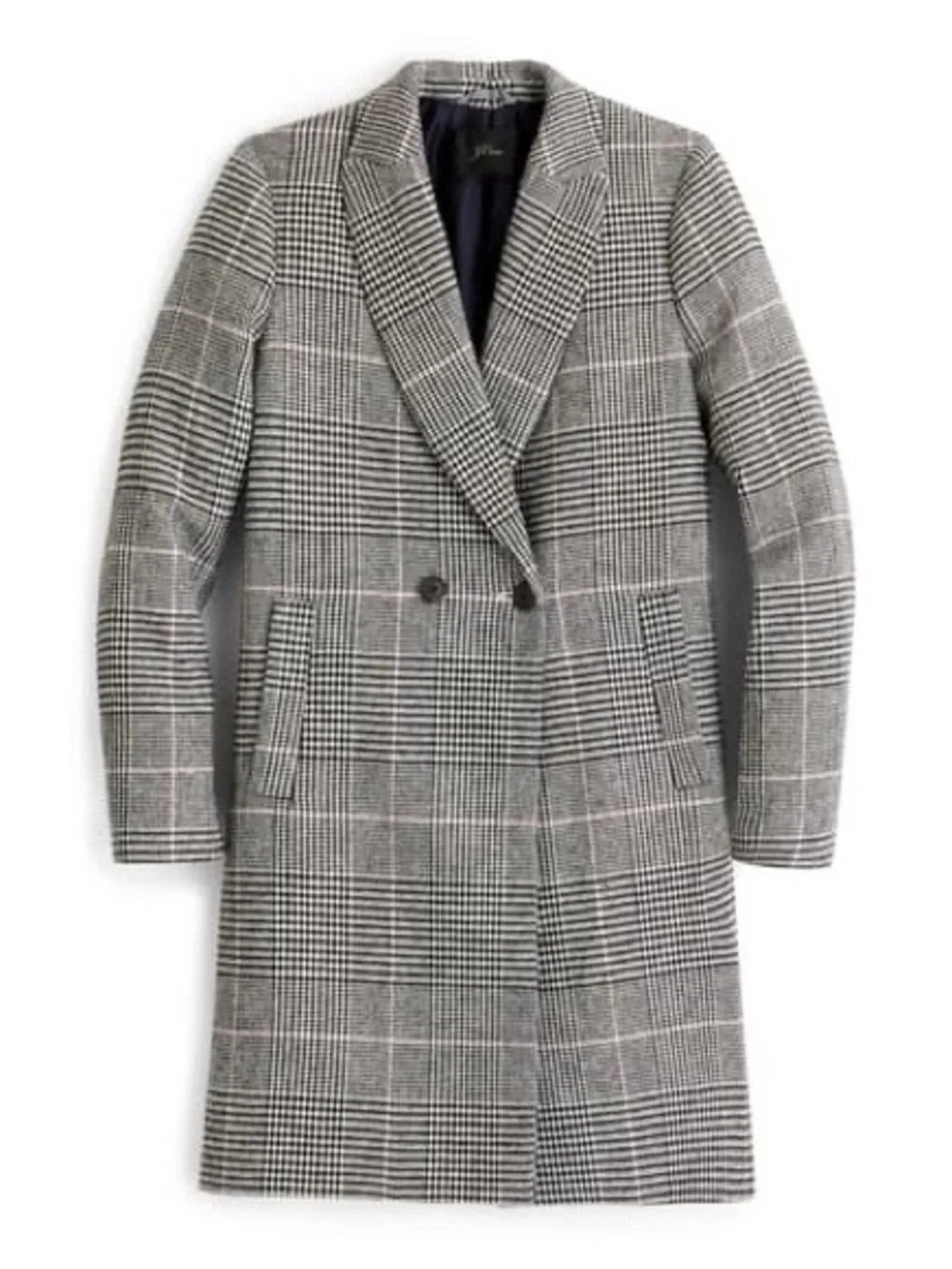 J. Crew Glen Plaid Daphne Topcoat